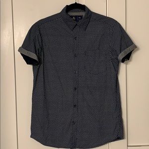Rugby University Short-Sleeve Button Down Shirt
